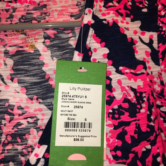 Lilly Pulitzer Jessica Short Sleeve Dress - Picture 2 of 2